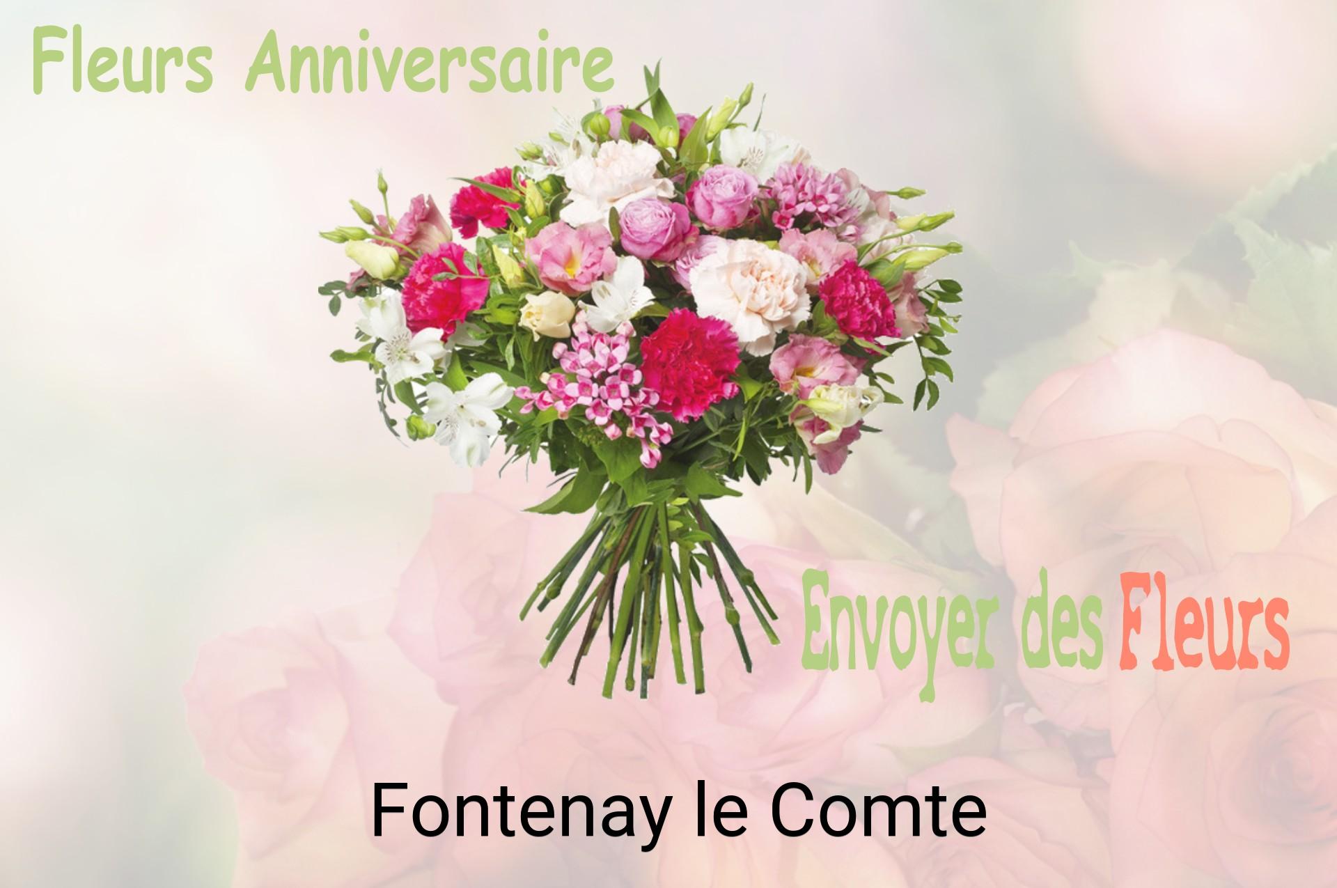 Bouquet de fleurs d’anniversaire livré à Fontenay-le-Comte