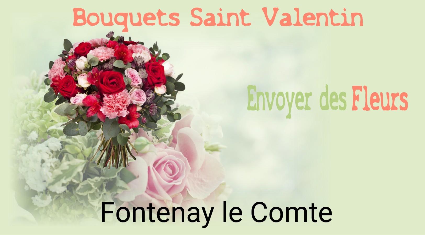 Roses de Saint-Valentin livrées à Fontenay-le-Comte